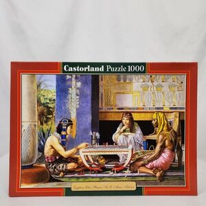 New Open Box Castorland "Egyptian Chess Players" 1000 Pc Puzzle See Desc**